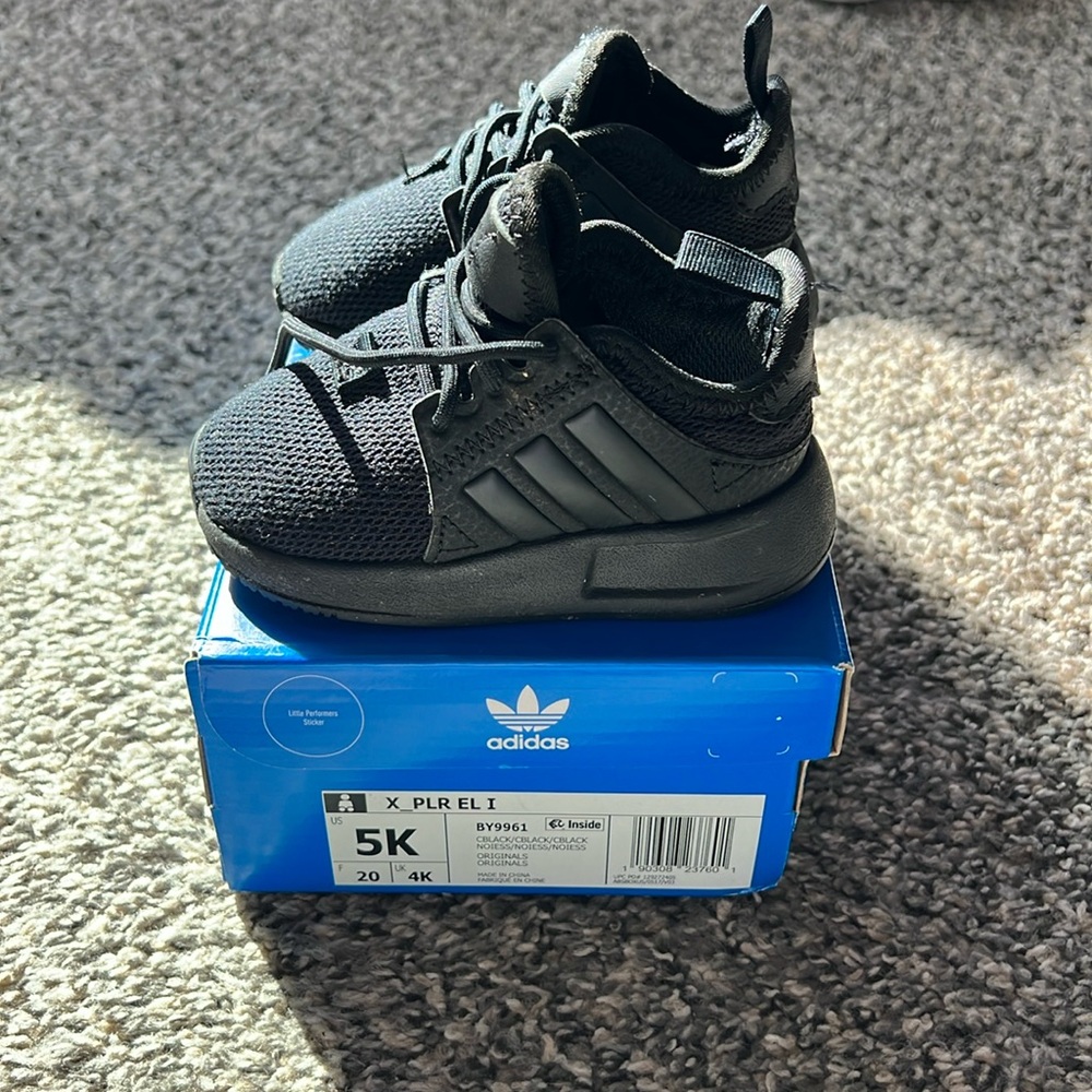 Adidas Kids Black Sneakers